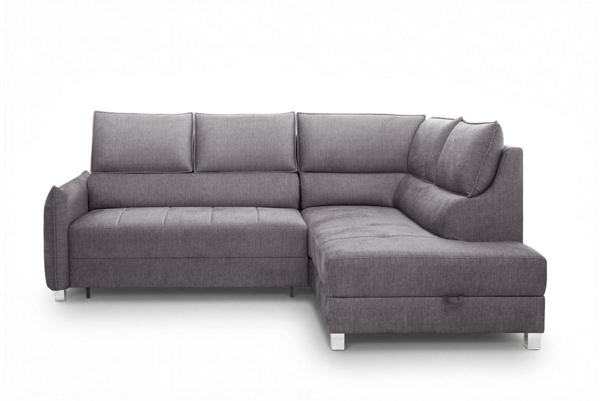ECKSOFA Marno In Chill Me - Grau, Holzwerkstoff/Textil (260/200cm) - Fun Möbel