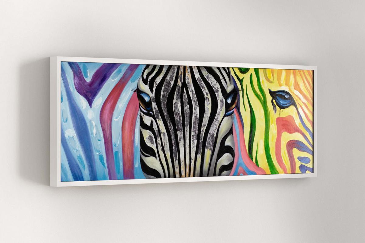 ACRYLBILD HANDGEMALT 150/50 cm - Multicolor, Holz/Textil (150/50cm) - KUNSTLOFT