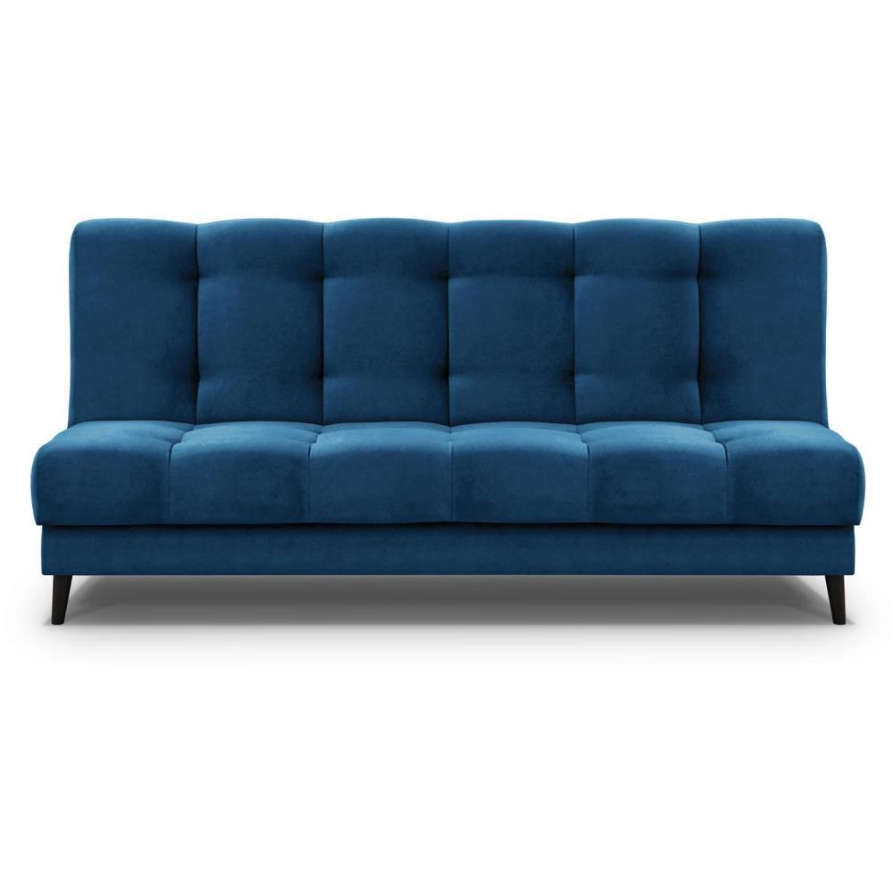 3-SITZER Schlafsofa Nancy dunkelblau - Dunkelblau, Holz/Textil (220/89/93cm) - Beautysofa