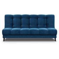 3-SITZER Schlafsofa Nancy dunkelblau - Dunkelblau, Holz/Textil (220/89/93cm) - Beautysofa
