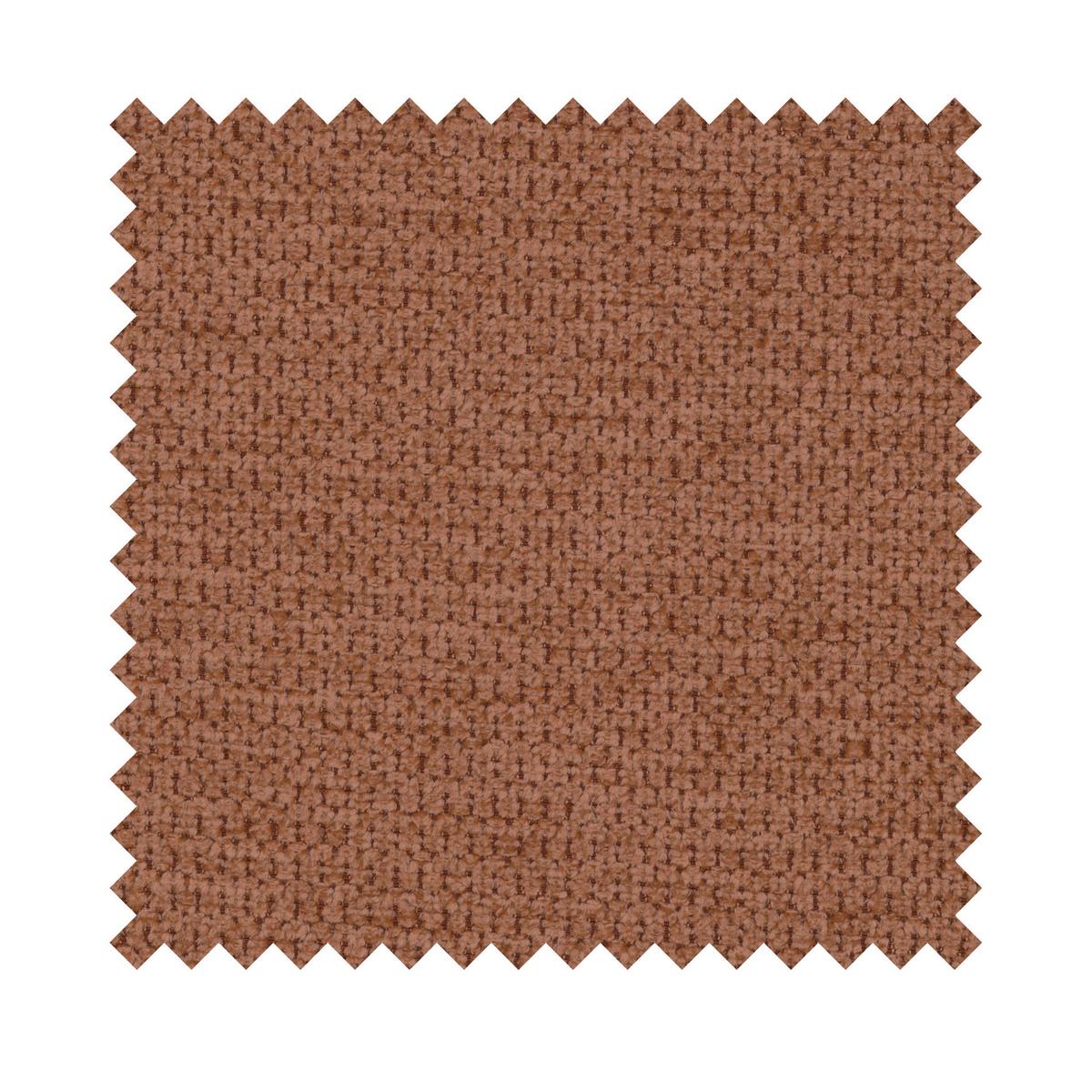 ECKSOFA Taremi mit Chenillebezug Kupfer, beidseitig - Schwarz/Kupferfarben, Textil (267/185cm) - Selsey