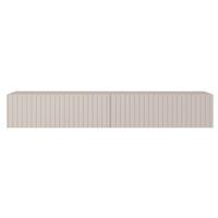 TV-HÄNGEBOARD Telire graubeige mit Lamellenfronten 175 cm - Greige, Holzwerkstoff (175/30/31.6cm) - Selsey