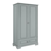SCHRANK 2 Türen Grau - Grau, Holzwerkstoff (102/180/51cm) - Petits-meubles