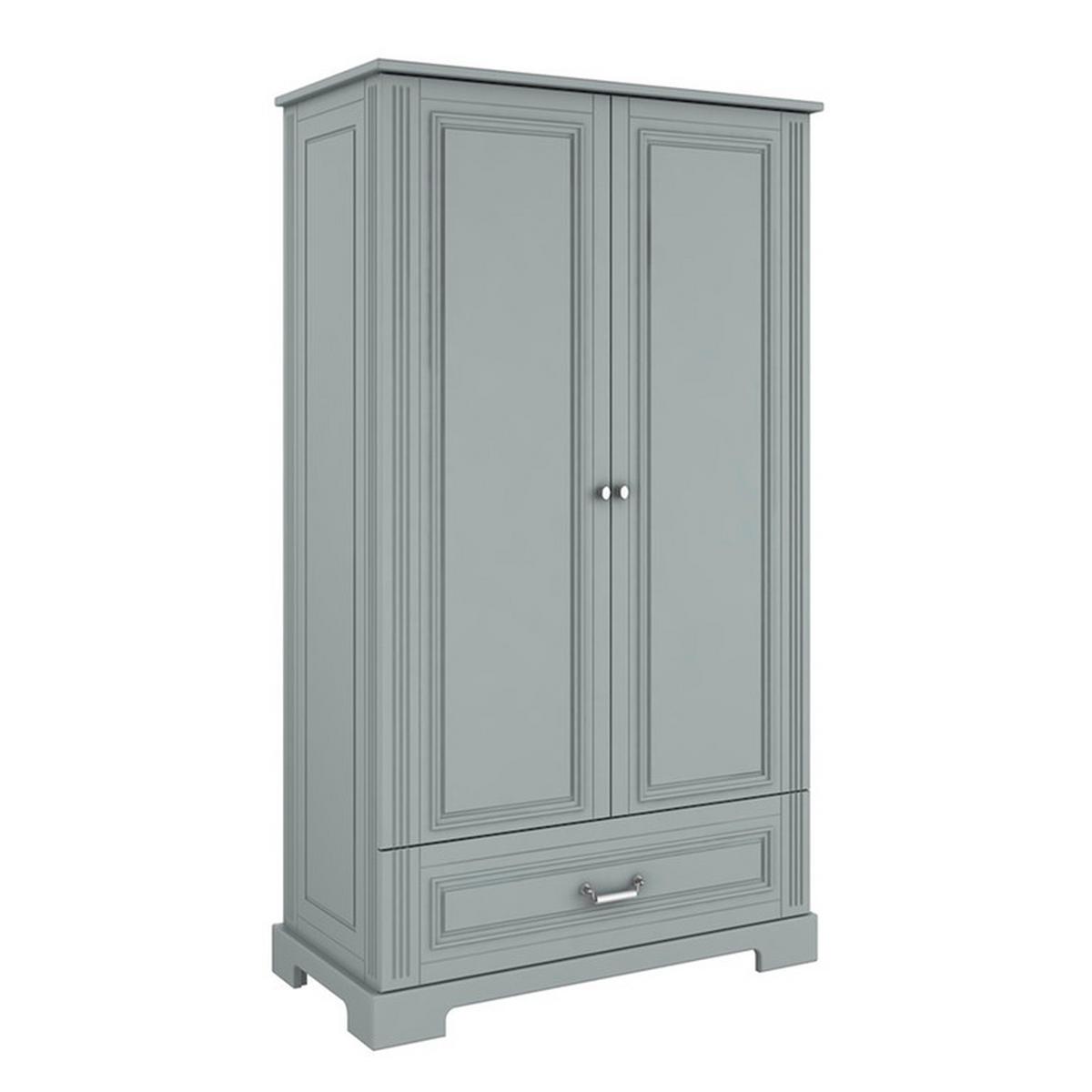 BABYZIMMER 2-teilig Grau - Grau, Holzwerkstoff (152/92/83cm) - Petits-meubles