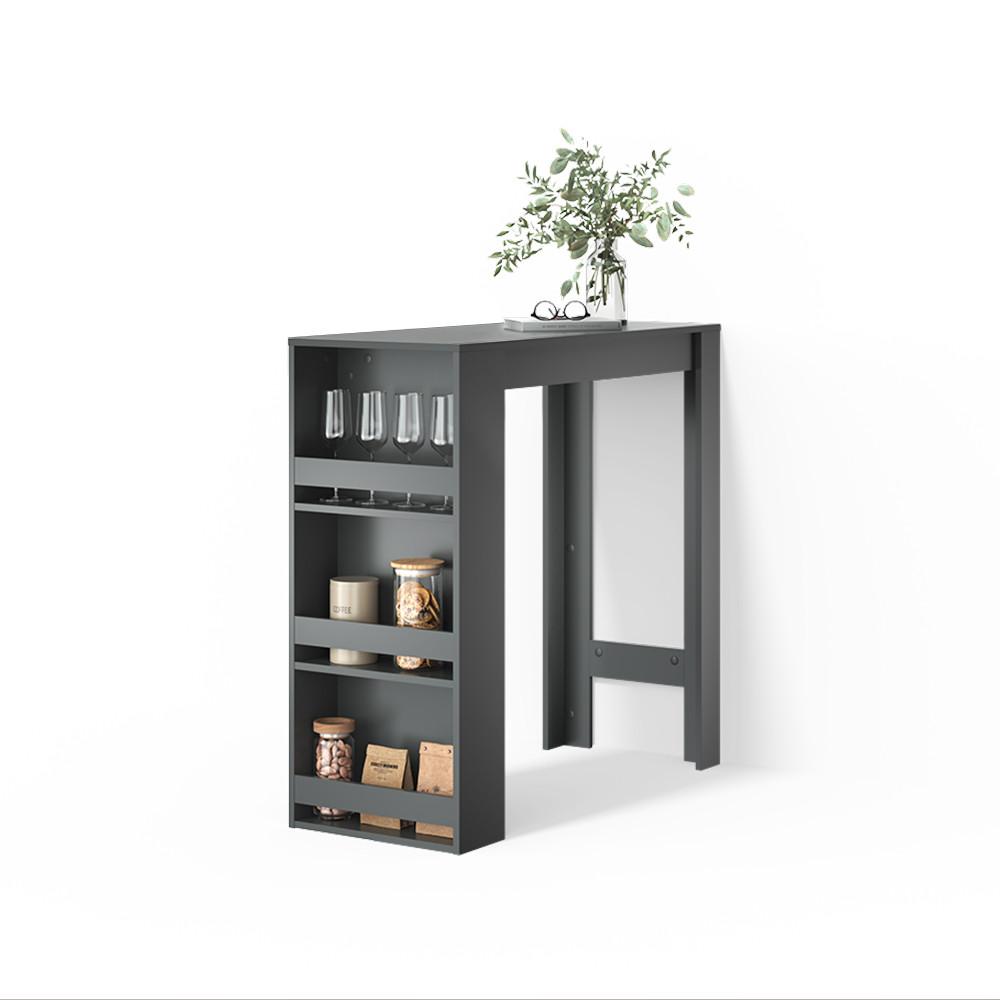 BARTISCH Regusa Anthrazit 45 x 110 cm - Anthrazit, Holzwerkstoff (110/45/106cm) - Livinity®
