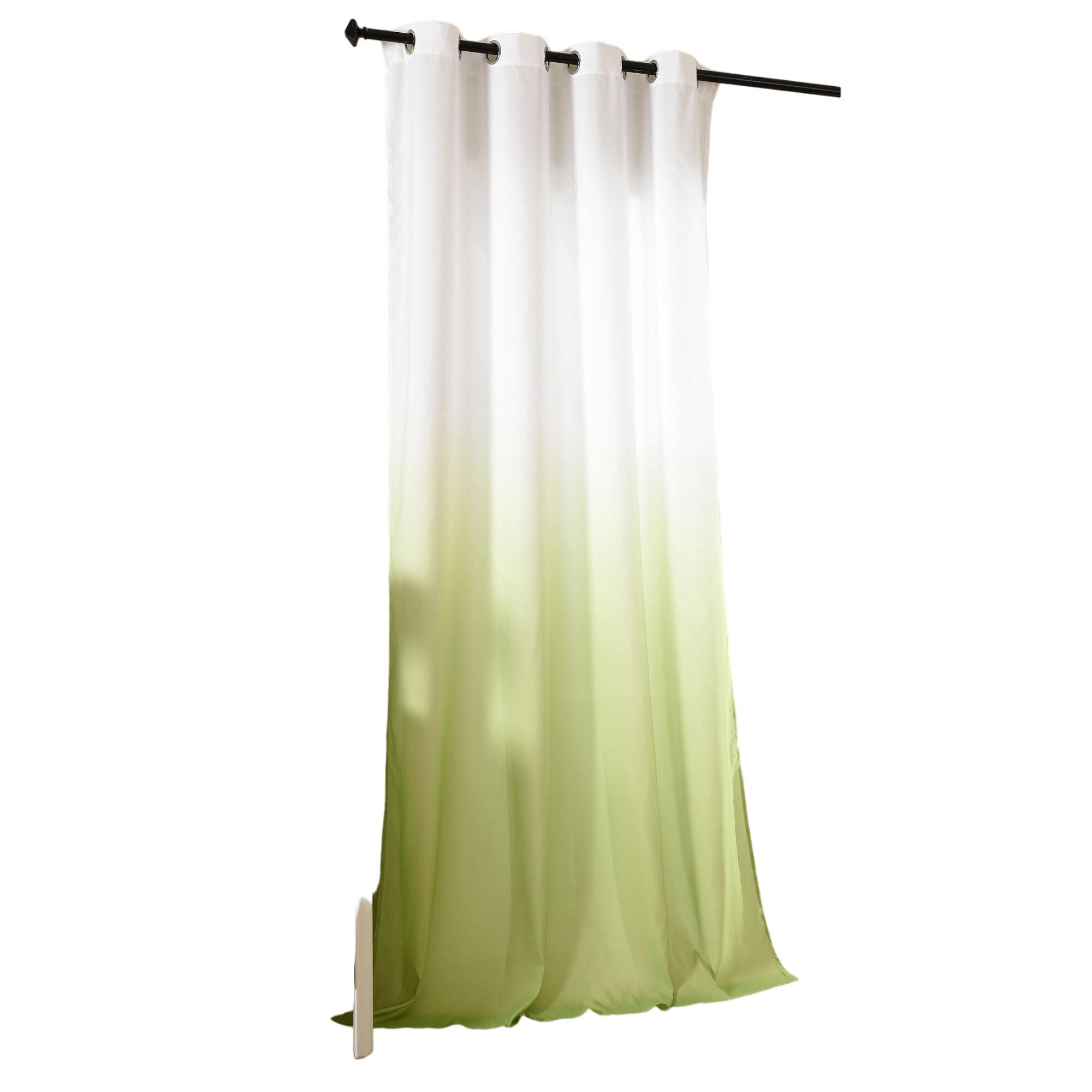 VORHANG FARBVERLAUF HxB 245x140 cm Apfelgrün - Hellgrün, Textil (140/245cm) - Gardinenbox