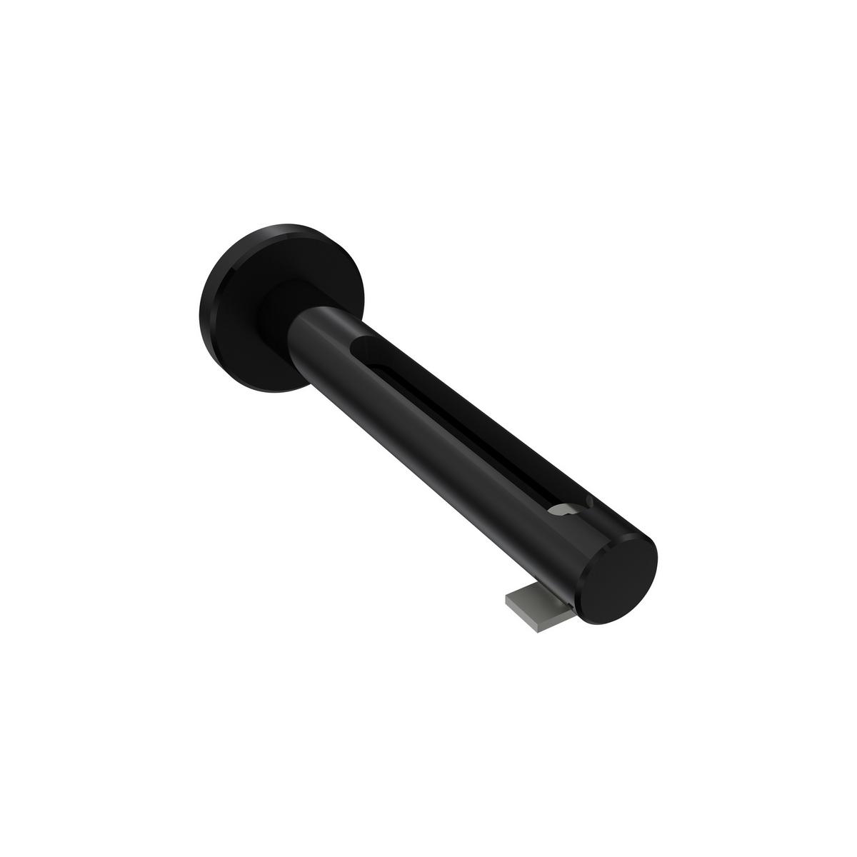 GARDINENSTANGE INNENLAUF Siteno Luino 100 cm, 1-läufig, 20 mm Ø Schwarz - Schwarz, Metall (100cm) - INTERDECO