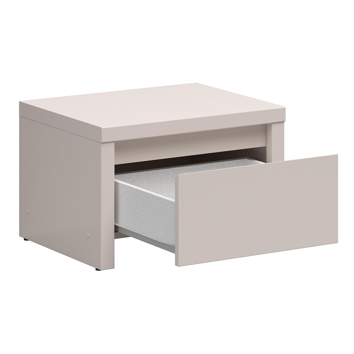NACHTTISCH Soren Kaschmir - Beige, Holzwerkstoff (51/33.5/40.5cm) - Petits-meubles