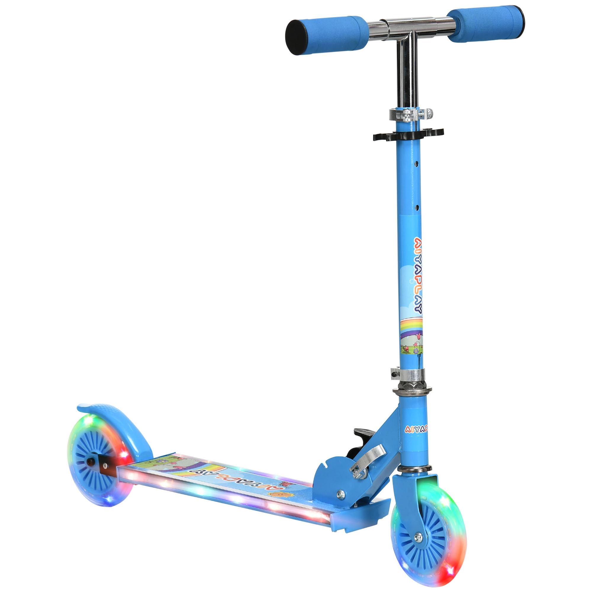 KINDERROLLER Metall Kunststoff Blau - Blau, Metall (67/32/78cm) - HOMCOM