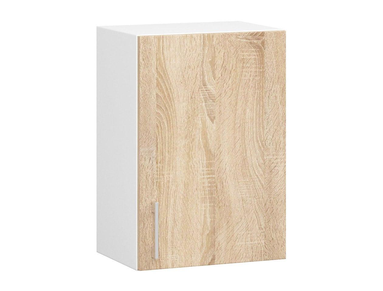 HÄNGESCHRANK Weiß, Eiche Sonoma 58/40/30,5 - Weiß/Eiche Artisan, Holzwerkstoff (40/58/30.5cm) - RAUMHIRSCH FURNITURE