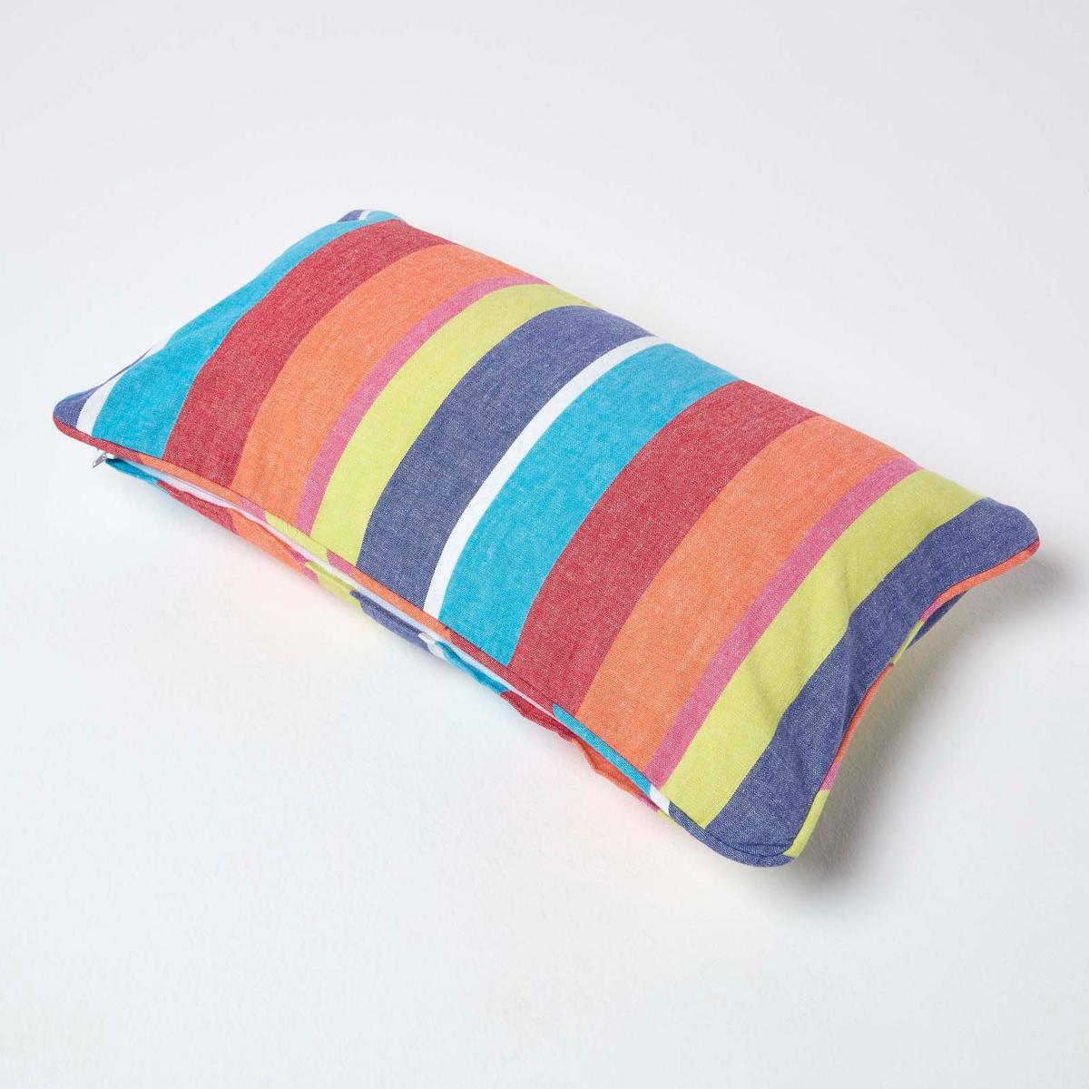KISSENHÜLLE bunt gestreift 30/50 cm - Multicolor, Textil (30/50cm) - Homescapes