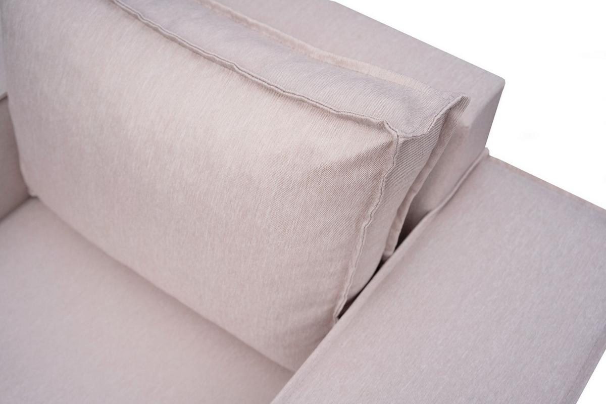 ECKSOFA Sunday Xs - Beige, Holzwerkstoff (236/78/165cm) - Fun Möbel