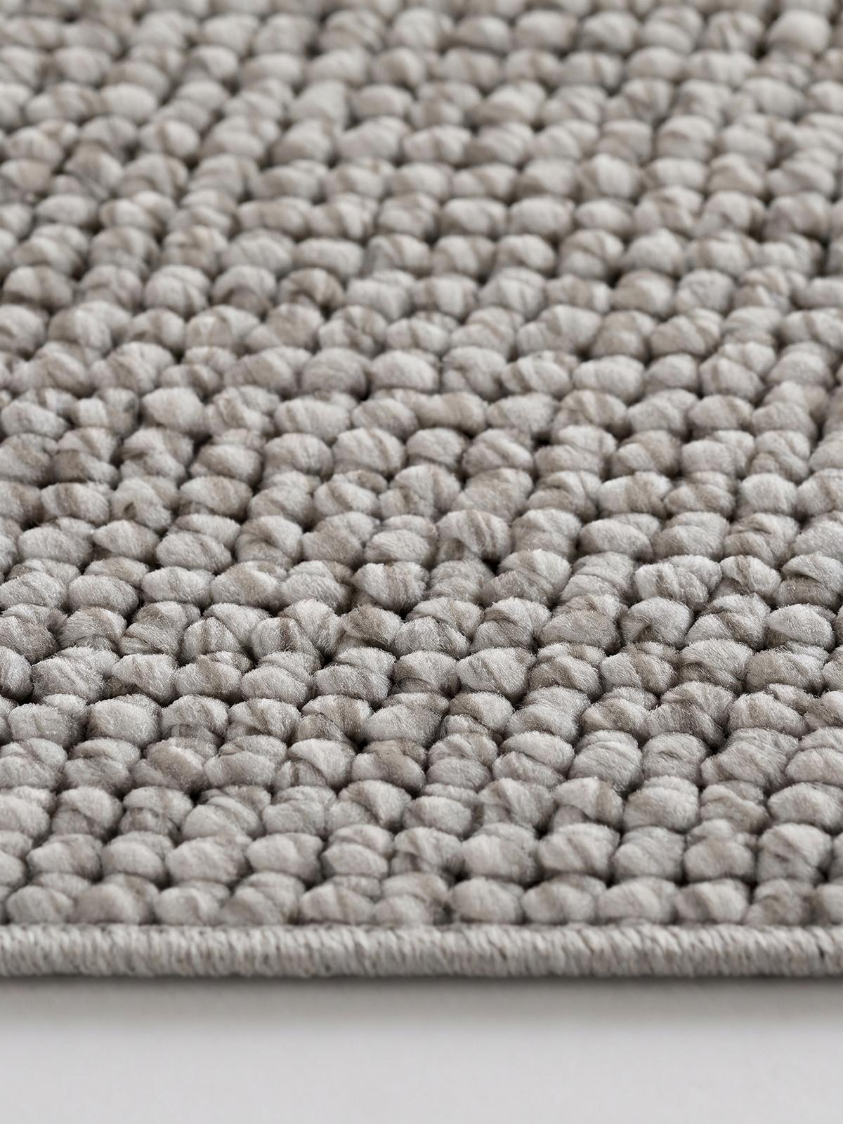 TEPPICH Flachgewebe LANGAU in Silber, meliert, 160 x 230 cm - Silberfarben, Textil (230/160cm) - KADIMA DESIGN