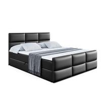 BOXBETT OHIO-Z - 160x200 cm - H4 - Schwarz Hochglanz - Schwarz Hochglanz, Holzwerkstoff (160/200cm) - ALTDECOR