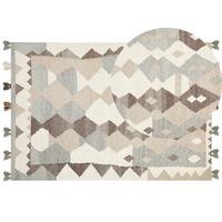 KELIM-TEPPICH Aralez 230/160 cm - Multicolor, Textil (160/230cm) - Beliani