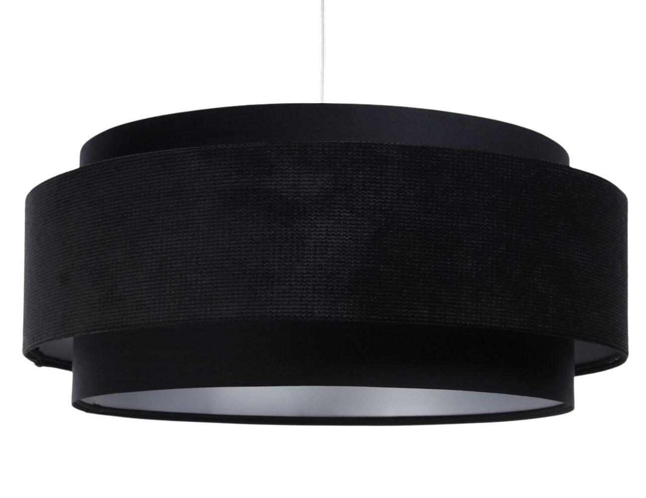 HÄNGELEUCHTE Schwarz 60/25 cm - Schwarz, Kunststoff (60/1/25cm) - ONZENO
