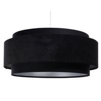 HÄNGELEUCHTE Schwarz 60/25 cm - Schwarz, Kunststoff (60/1/25cm) - ONZENO
