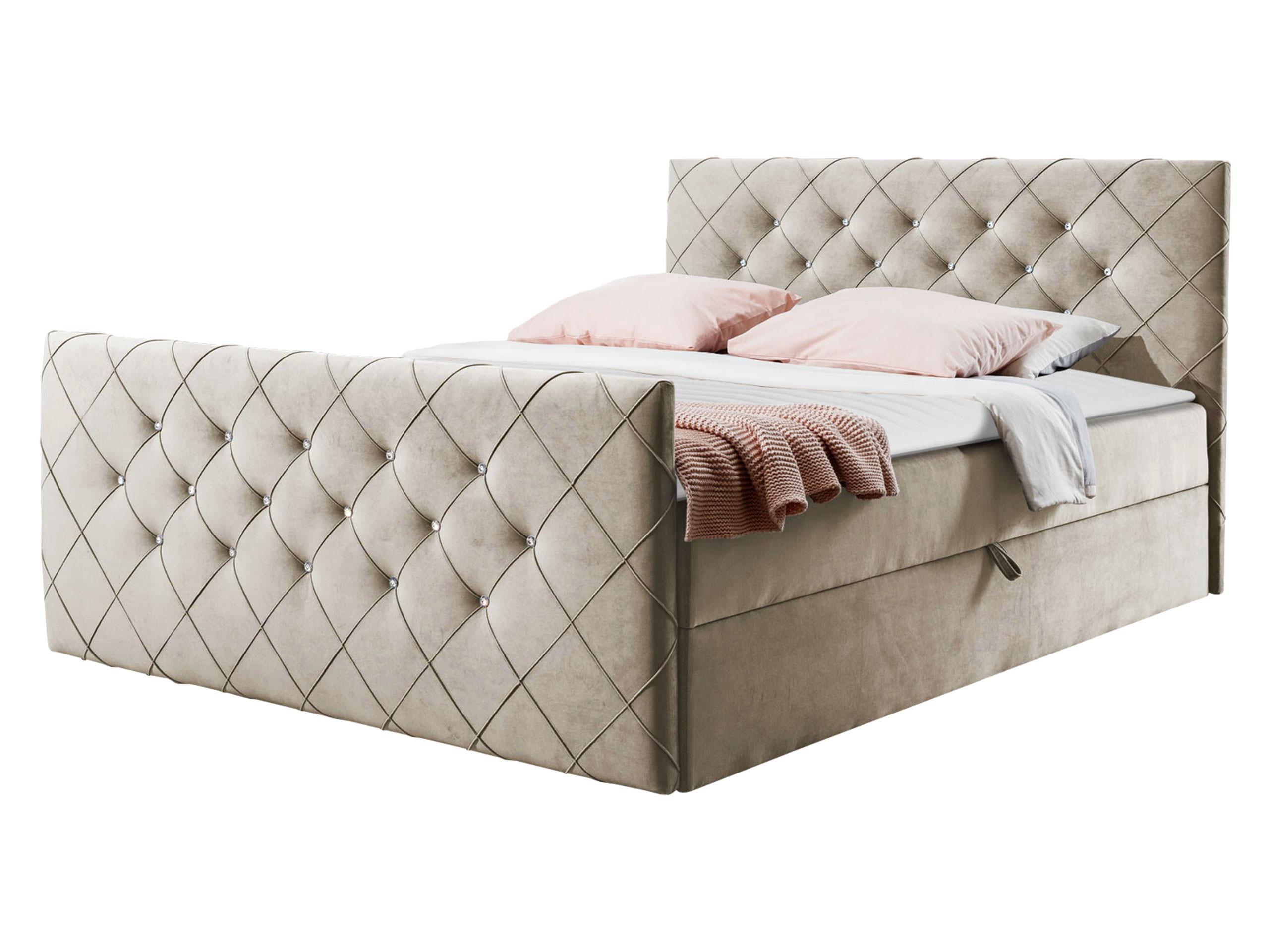 BOXBETT Malaga - H3 - Naturfarben, Holz (180/200cm) - MIRJAN24