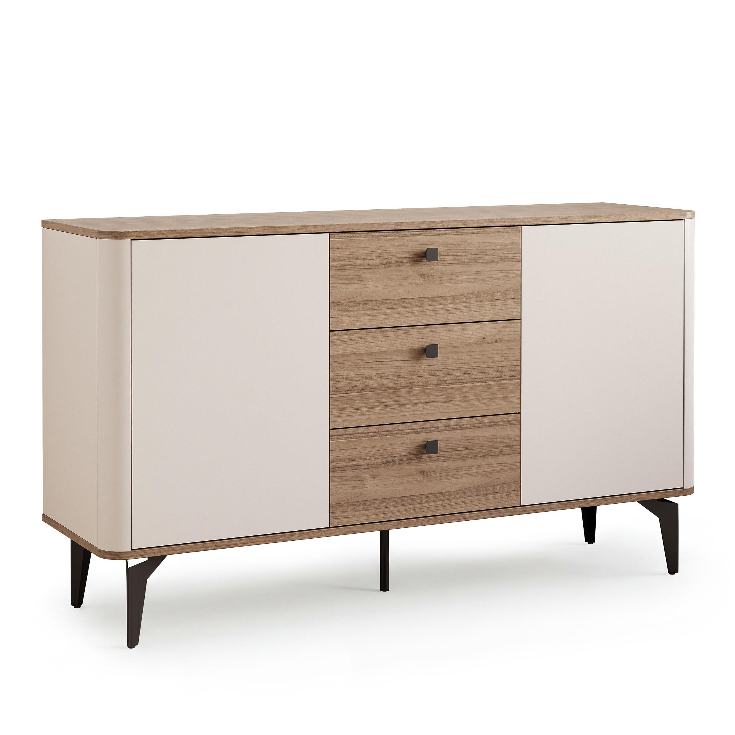 KOMMODE BELLAGIO - Kaschmir, Holzwerkstoff (140.1/140.1/40.2cm) - Idohome