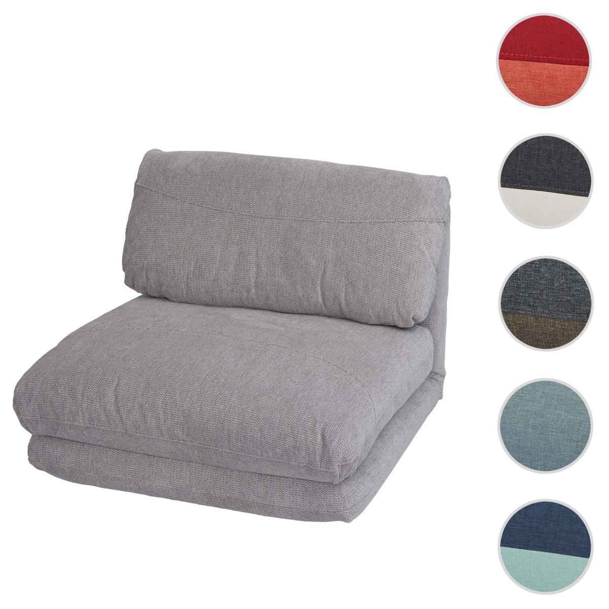 SCHLAFSESSEL Hellgrau - Hellgrau, Textil (75/60/75cm) - MCW