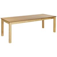 AUSZIEHBARER Esstisch 160/240/90 cm Helles Holz Madura - Hellbraun, Holzwerkstoff (160/90/76cm) - Beliani