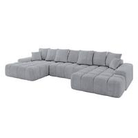 WOHNLANDSCHAFT ENSI-U - 353x164x69 cm Titanfarben - Titanfarben, Holzwerkstoff/Kunststoff (357/69/164cm) - ALTDECOR