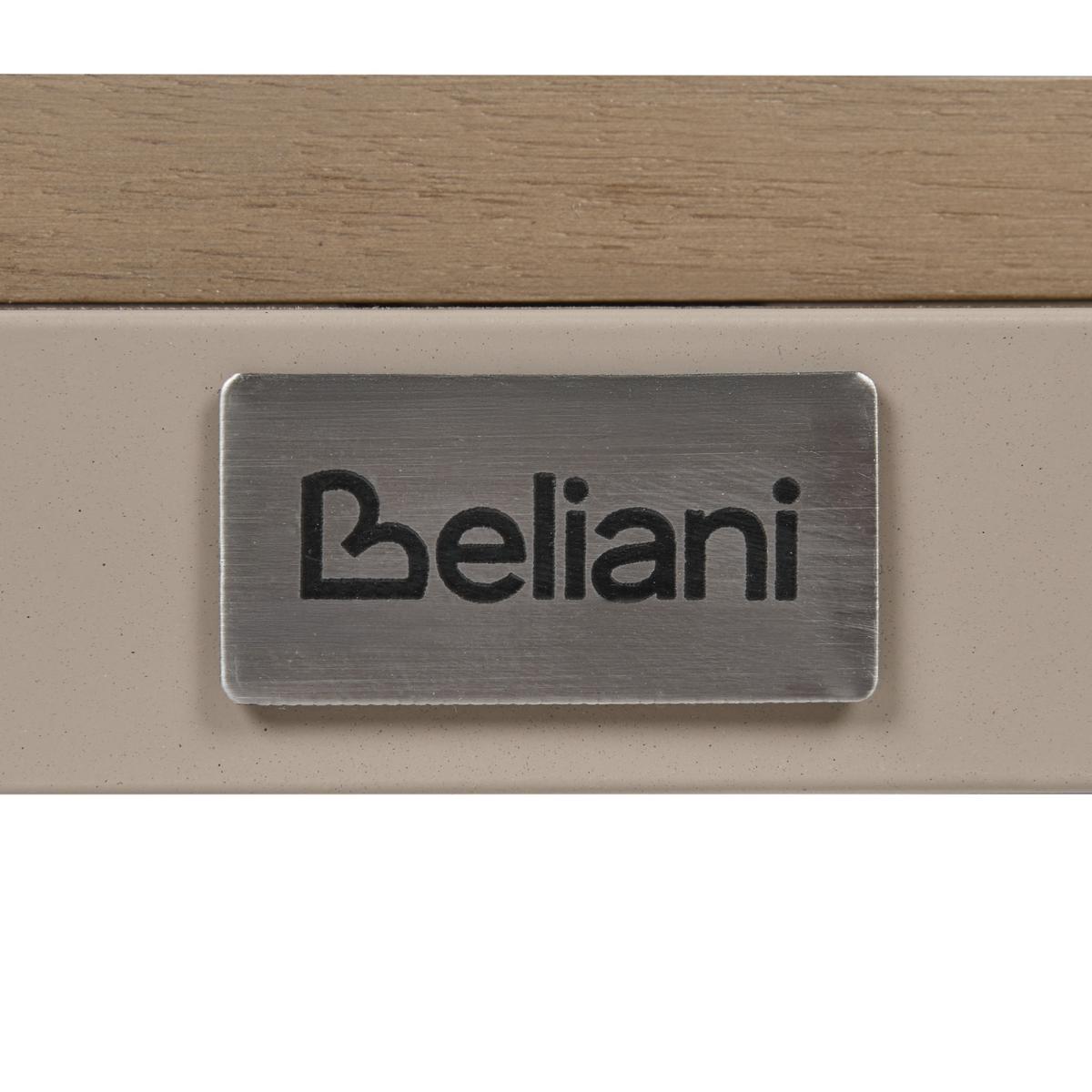 OUTDOOR-COUCHTISCH 90/70 cm Akazienholz Beige Fivizzano - Hellbraun/Beige, Holz (90/70/30cm) - Beliani