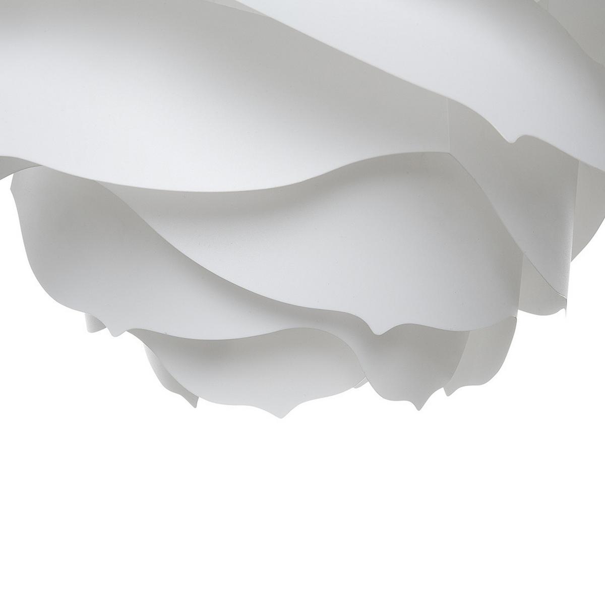 HÄNGELEUCHTE Weiß Nile - Weiß, Kunststoff (41/41/113cm) - Beliani