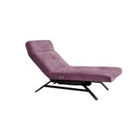 LIEGE MIT MOTORISCHER RELAXFUNKTION AMERIVA Violett Velvet Relaxfunktion - Violett/Schwarz, Textil (80/110/158cm) - KAWOLA