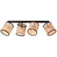 SPOTBALKEN Wiley 99487/06 - Schwarz, Holz (13/67/21cm) - Brilliant
