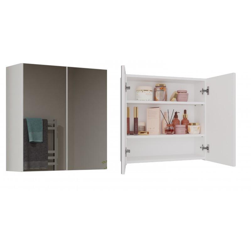 HÄNGESCHRANK Weiß 60/60/22 - Weiß, Holzwerkstoff (60/60/22cm) - RAUMHIRSCH FURNITURE