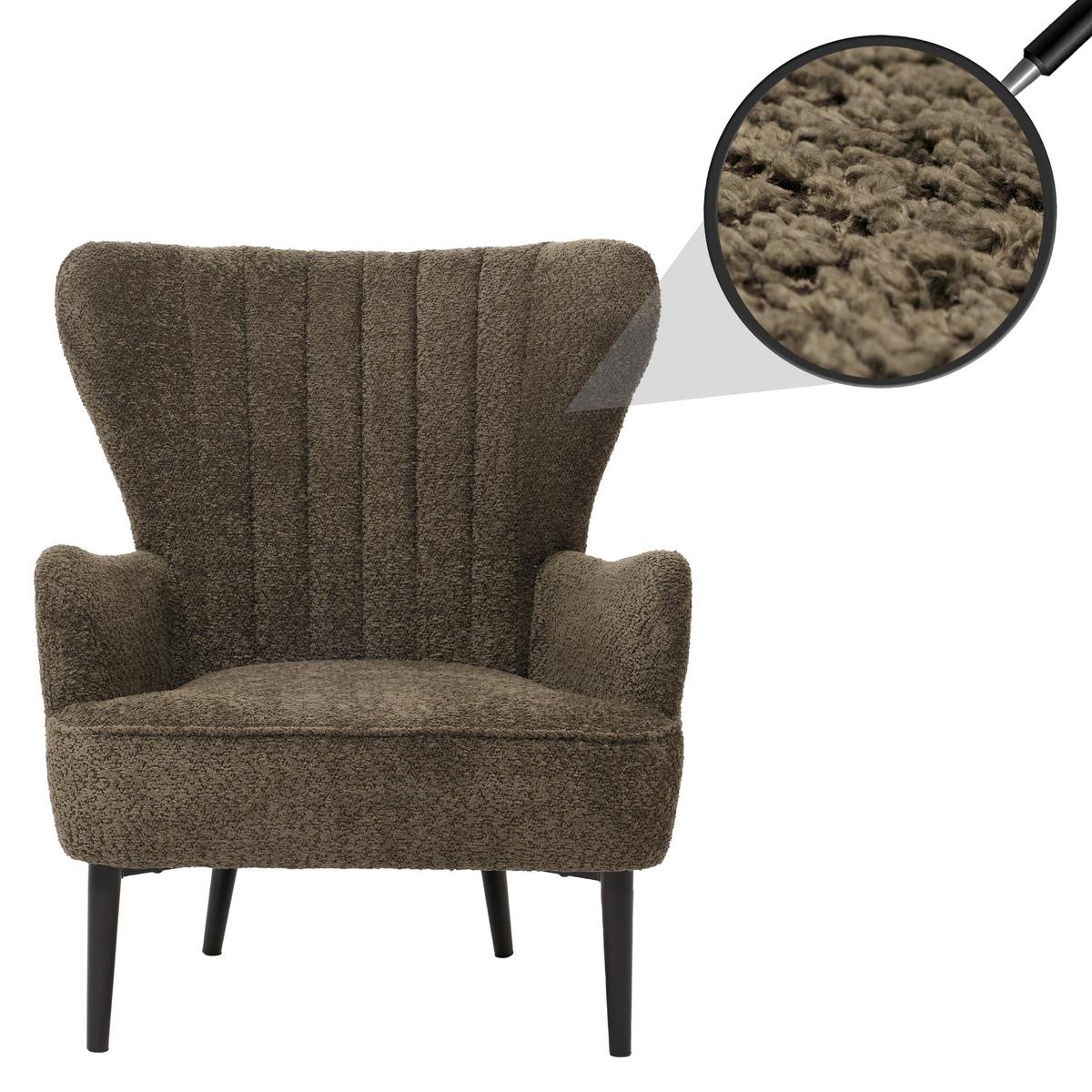 LOUNGE-SESSEL Dunkelgrün - Dunkelgrün, Textil (75/80/78cm) - MCW