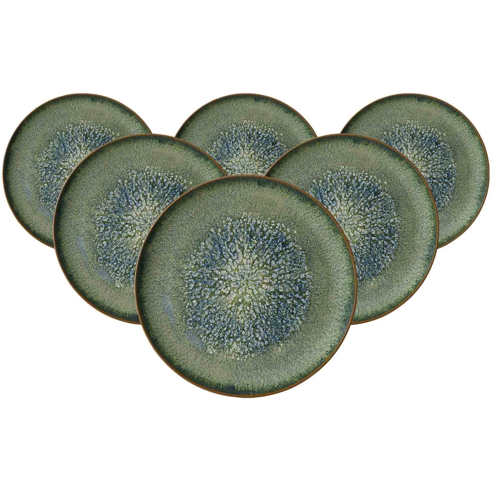 PLATZTELLER Verde grün ø 32 cm 6er Set - Grün, Keramik (32cm) - Ritzenhoff Breker