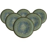 PLATZTELLER Verde grün ø 32 cm 6er Set - Grün, Keramik (32cm) - Ritzenhoff Breker