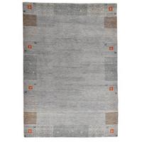 HANDKNÜPFTEPPICH Denver 250x300 cm - Grau, Textil (250/300cm) - THEKO