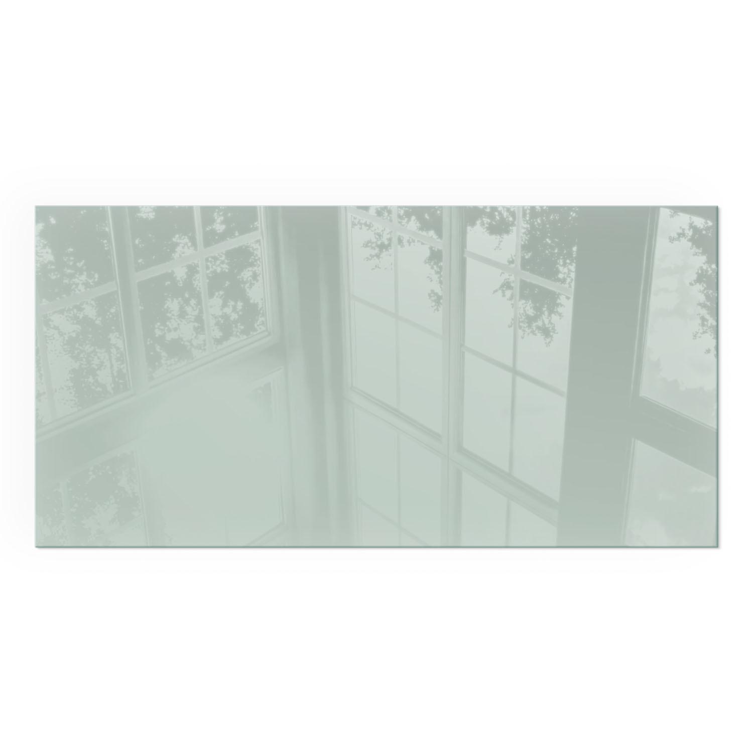 GLASPLATTE für Kamin 120x60 cm - Grün, Glas (120/60/0.4cm) - TULUP