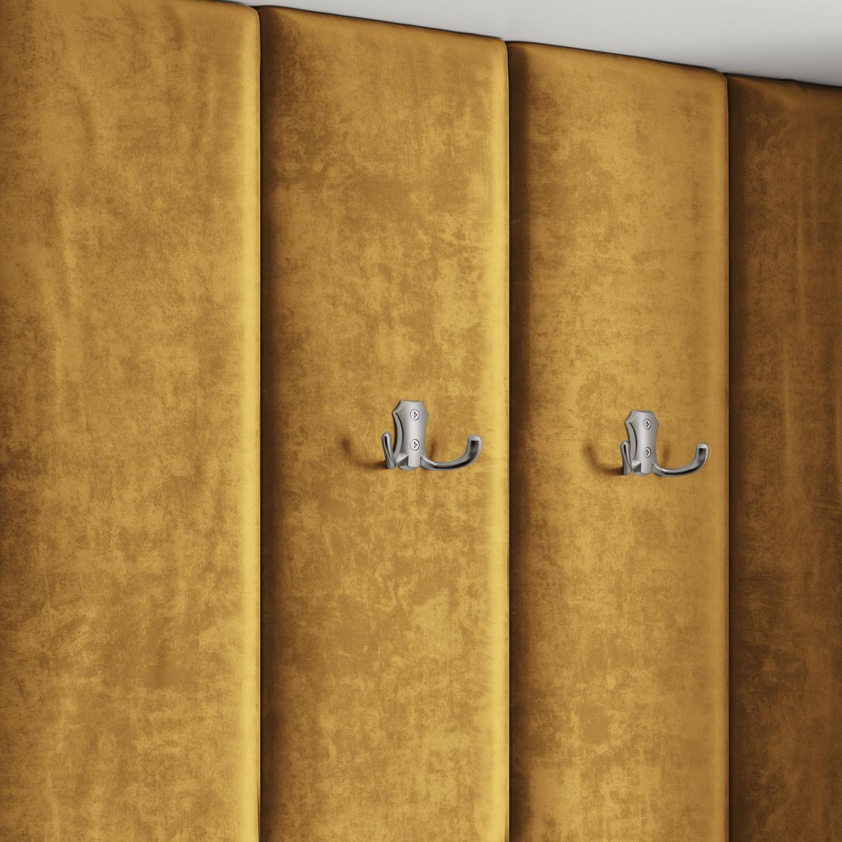 GARDEROBENSCHRANK REMA 150/240/60 cm Modern Garderobe-Set Eiche Wotan - Gelb/Eiche Wotan, Holzwerkstoff (150/240/60cm) - MASSENO