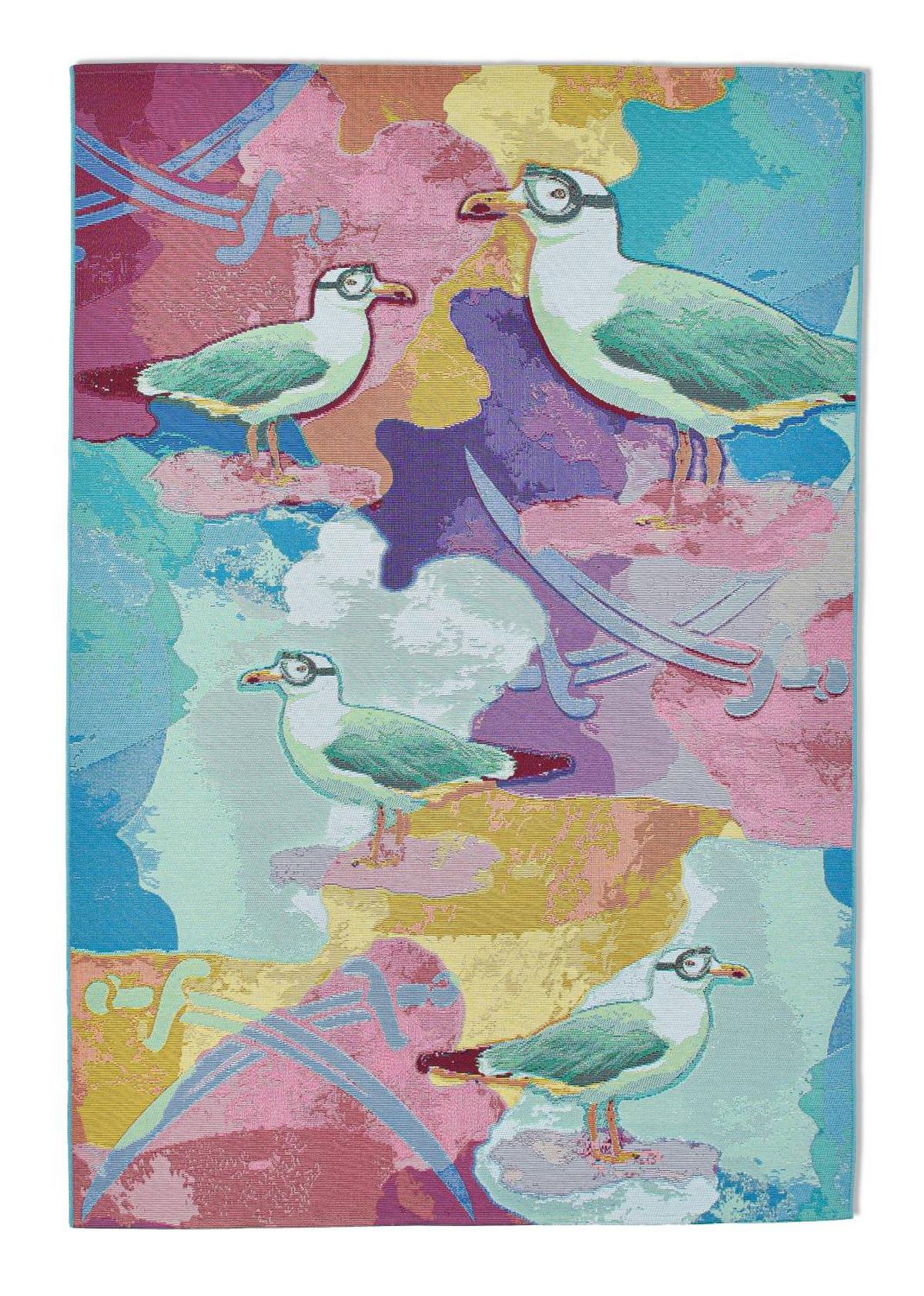 OUTDOORTEPPICH Rantum Beach 190x290 cm - Multicolor, Textil (190/290cm) - Sansibar SYLT