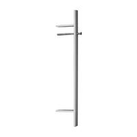 GARDEROBE B32/H179/T12 cm, passend zum Babyzimmer Landhausstil Weiß (22800-22804) / 22800-06 - Weiß, Holzwerkstoff/Metall (32/179/12cm) - luma-home