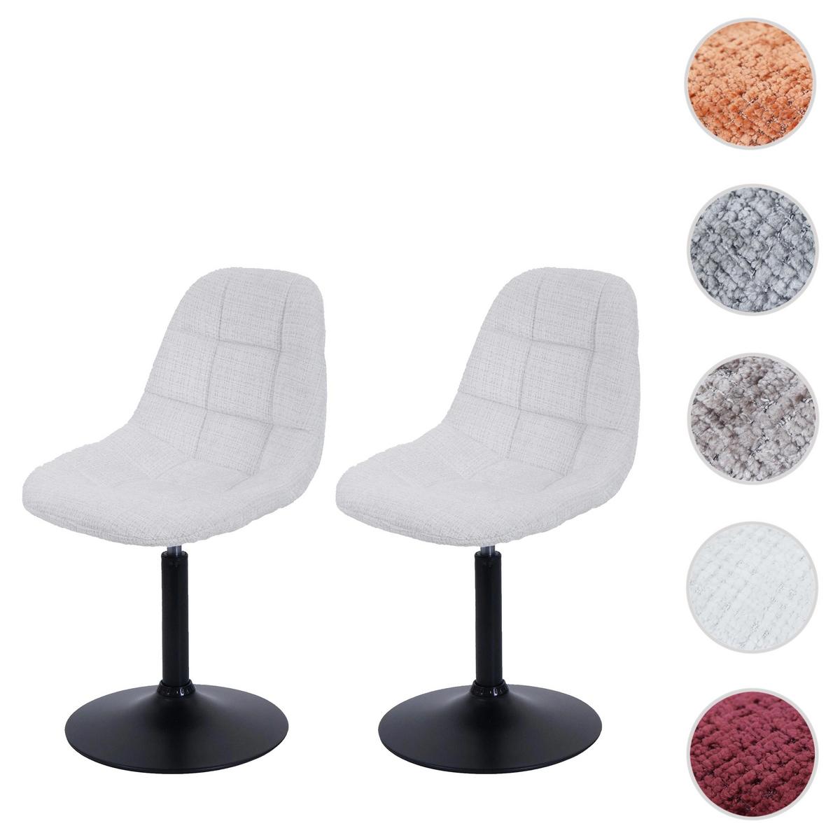 ESSZIMMERSTUHL Cremeweiß 2er-Set - Creme/Weiß, Textil (47/83/43cm) - MCW