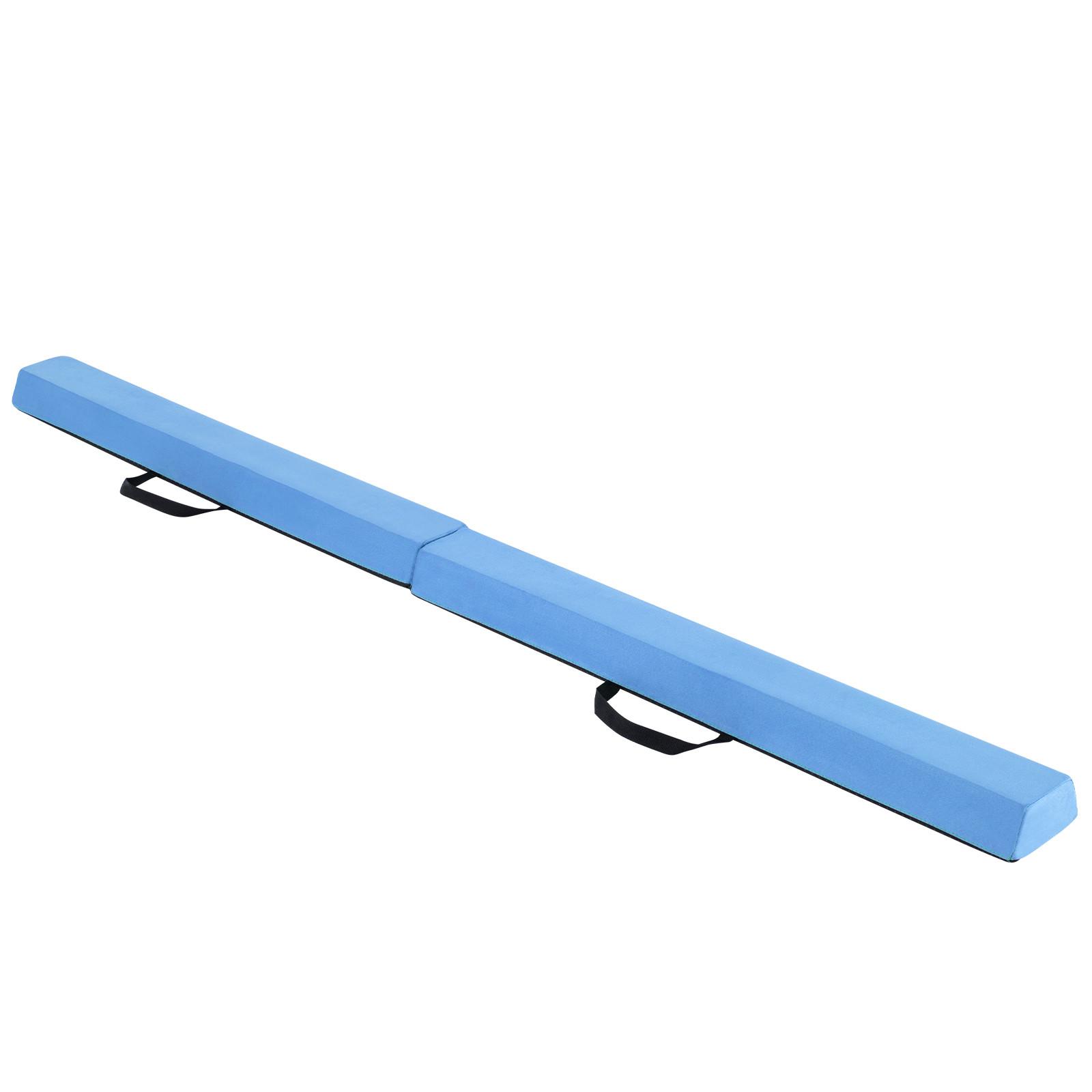 SCHWEBEBALKEN Blau - Blau, Textil (210/15cm) - COSTWAY
