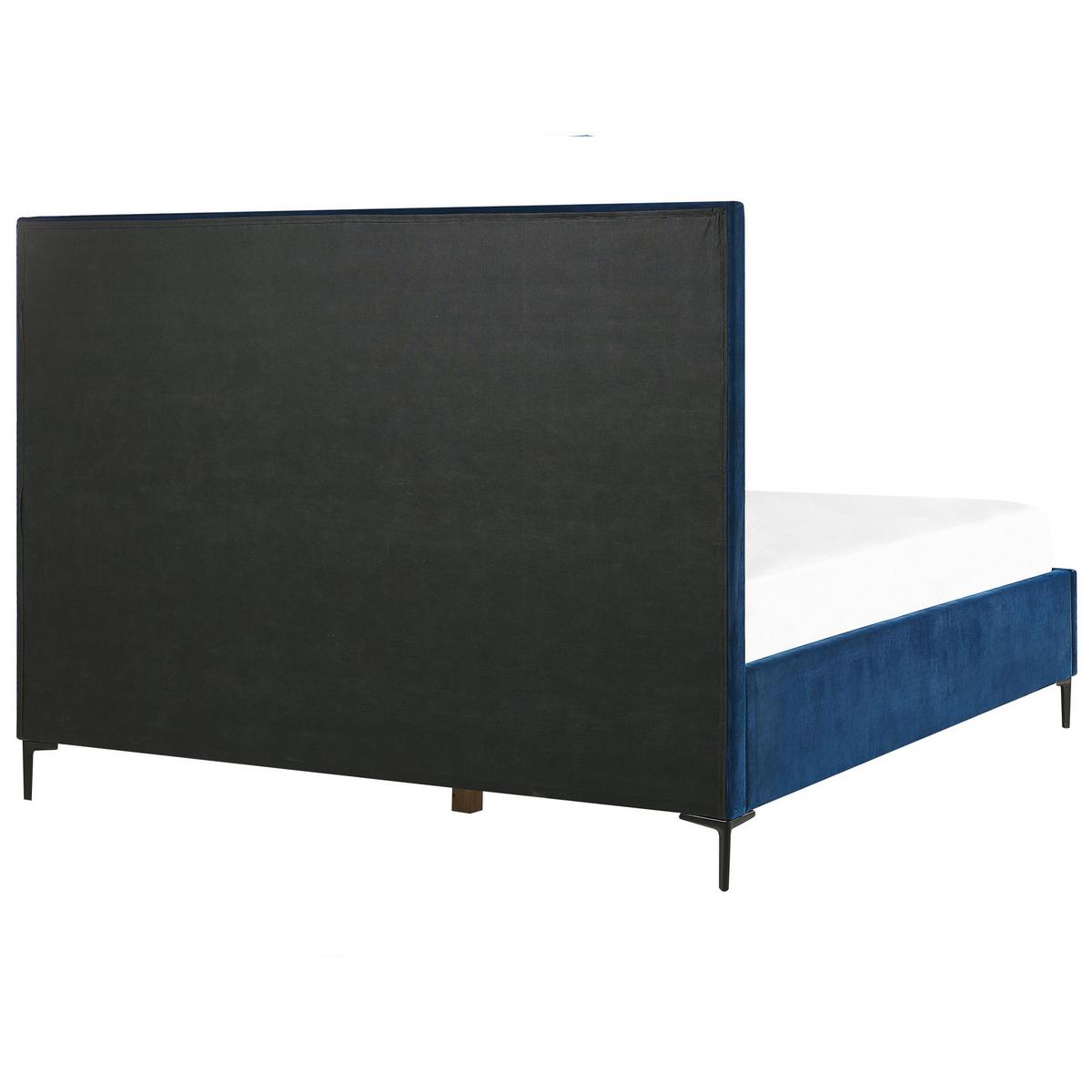 POLSTERBETT 140x200 cm Blau Sezanne - Blau, Textil (140/200cm) - Beliani