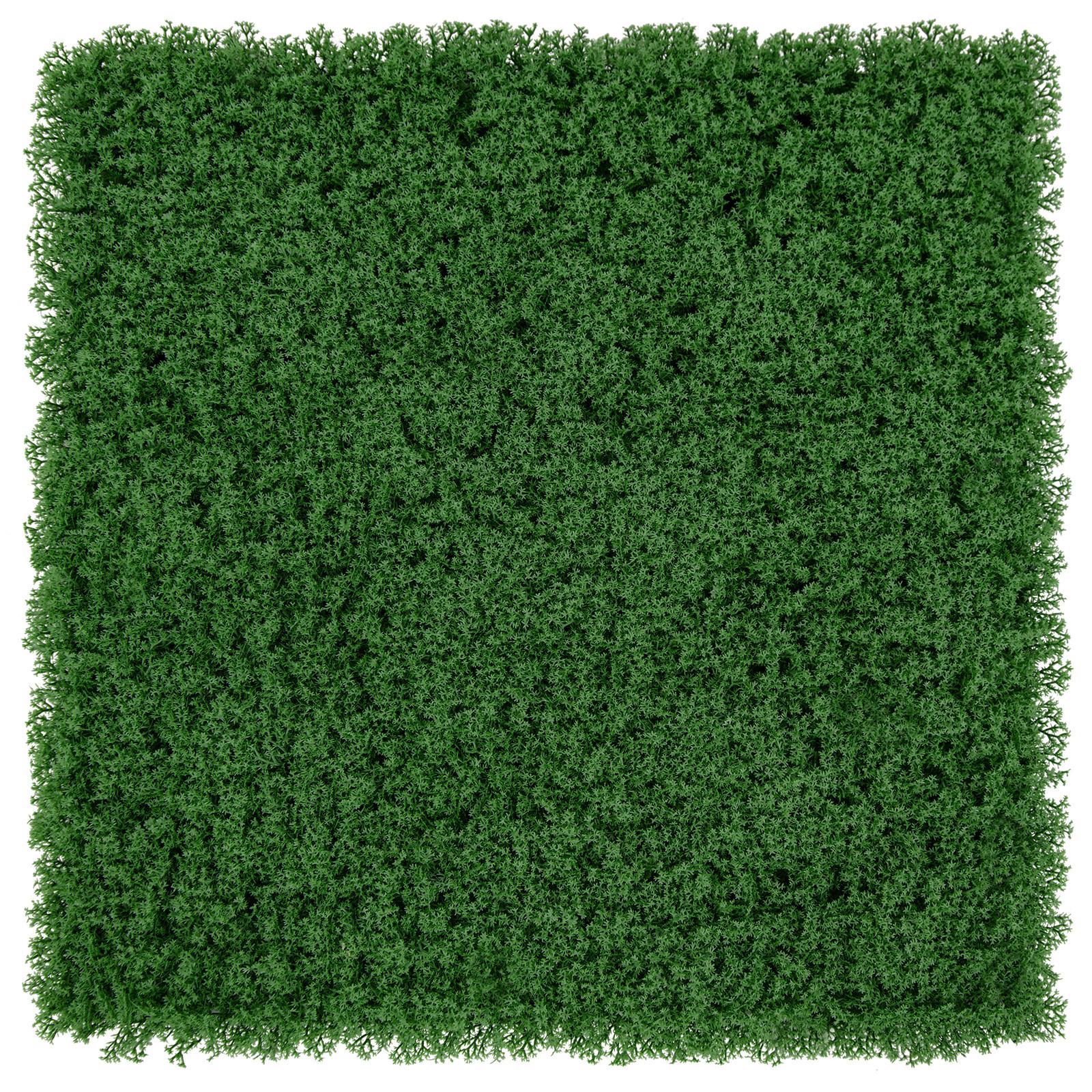 PFLANZENWAND Grün - Grün, Kunststoff (1cm) - COSTWAY