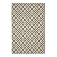 OUTDOORTEPPICH May, geometrisch gemustert 180/270 cm - Olivgrün, Kunststoff (180/270cm) - Homescapes