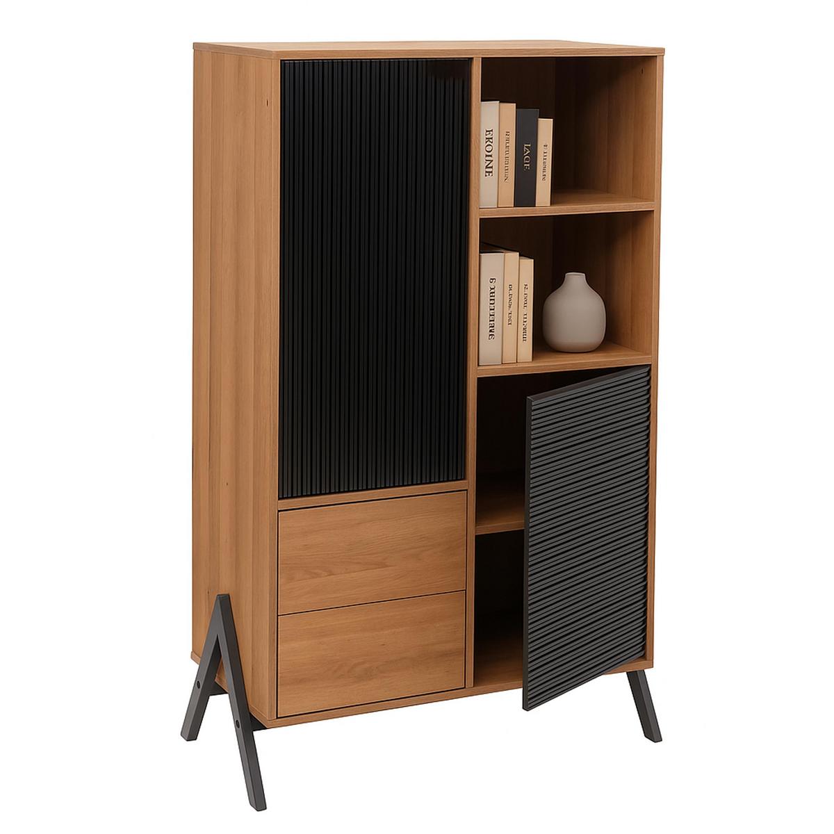 HOCHSCHRANK Beige - Beige, Holz (79/138/40cm) - MCW