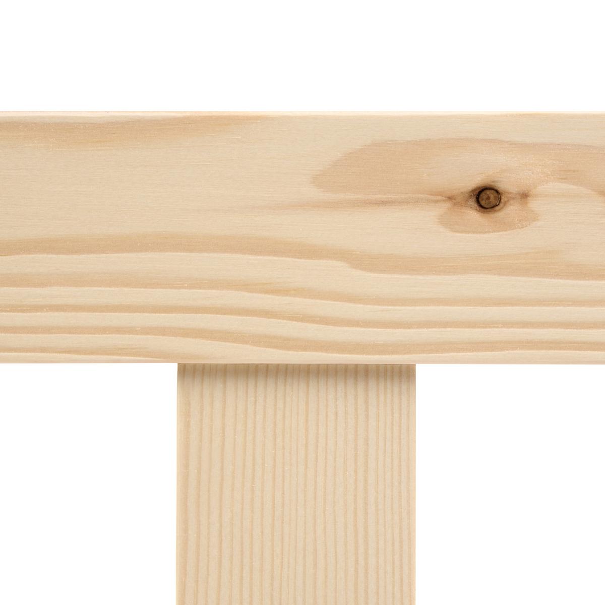 KINDERBETT Kiefernholz 90/200 cm Hellbraun Auribeau - Hellbraun, Holz (90/200cm) - Beliani