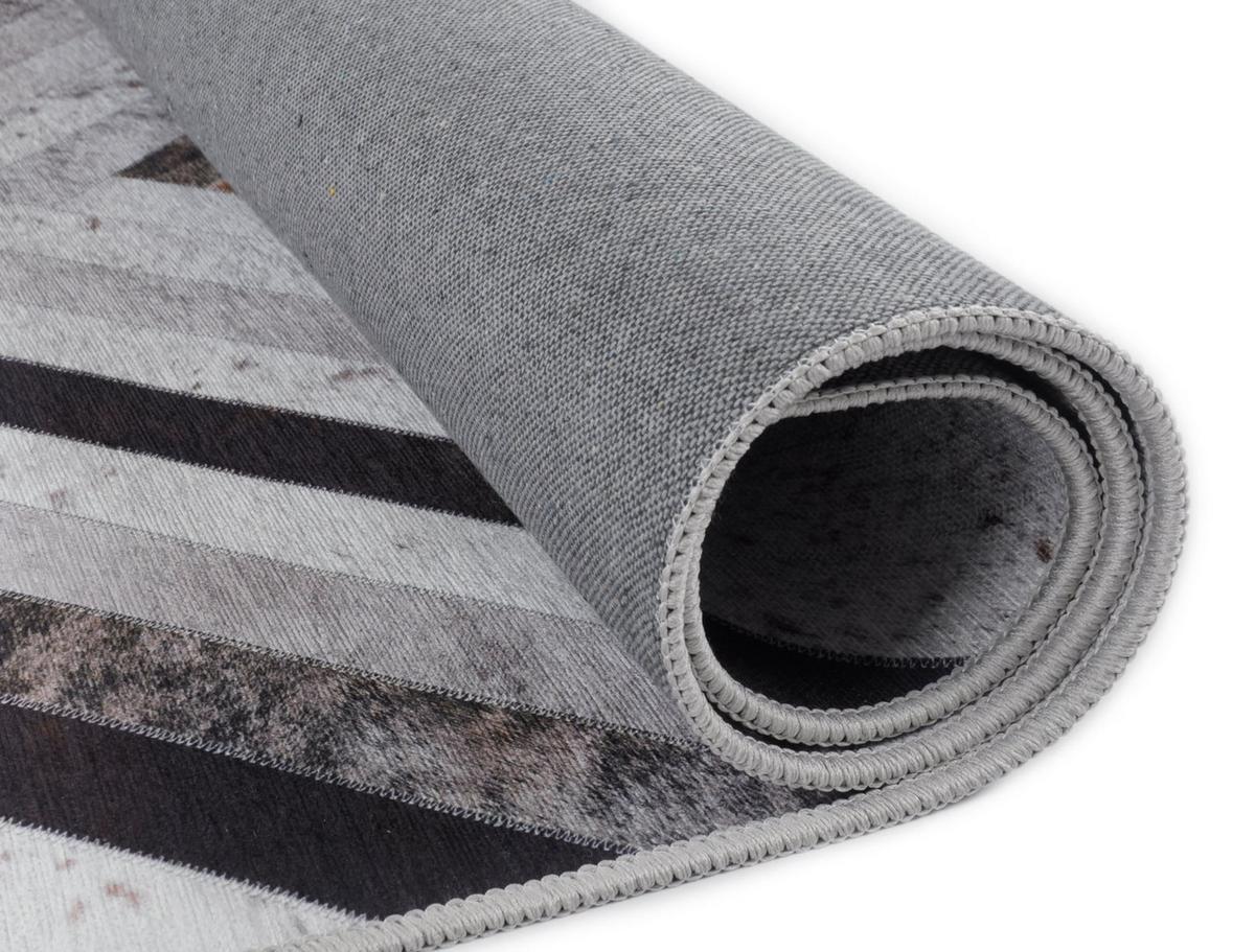 KURZFLORTEPPICH Serena 80x150 cm - Grau, Textil (80/150cm) - Gino Falcone