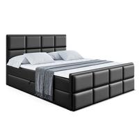 BOXBETT NOVA-Z - 140 x 200 - H4 - Schwarz Hochglanz - Schwarz Hochglanz, Holzwerkstoff (140/200cm) - ALTDECOR