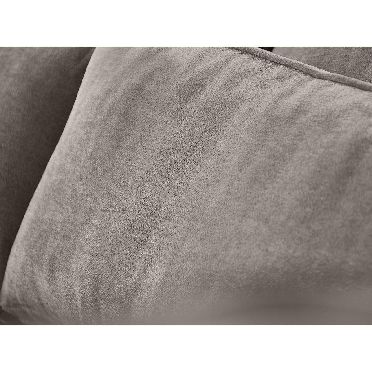 ECKSOFA Parma ohne Schlaffunktion cappuccino links - Schwarz/Cappuccino, Textil (314/224cm) - Beautysofa