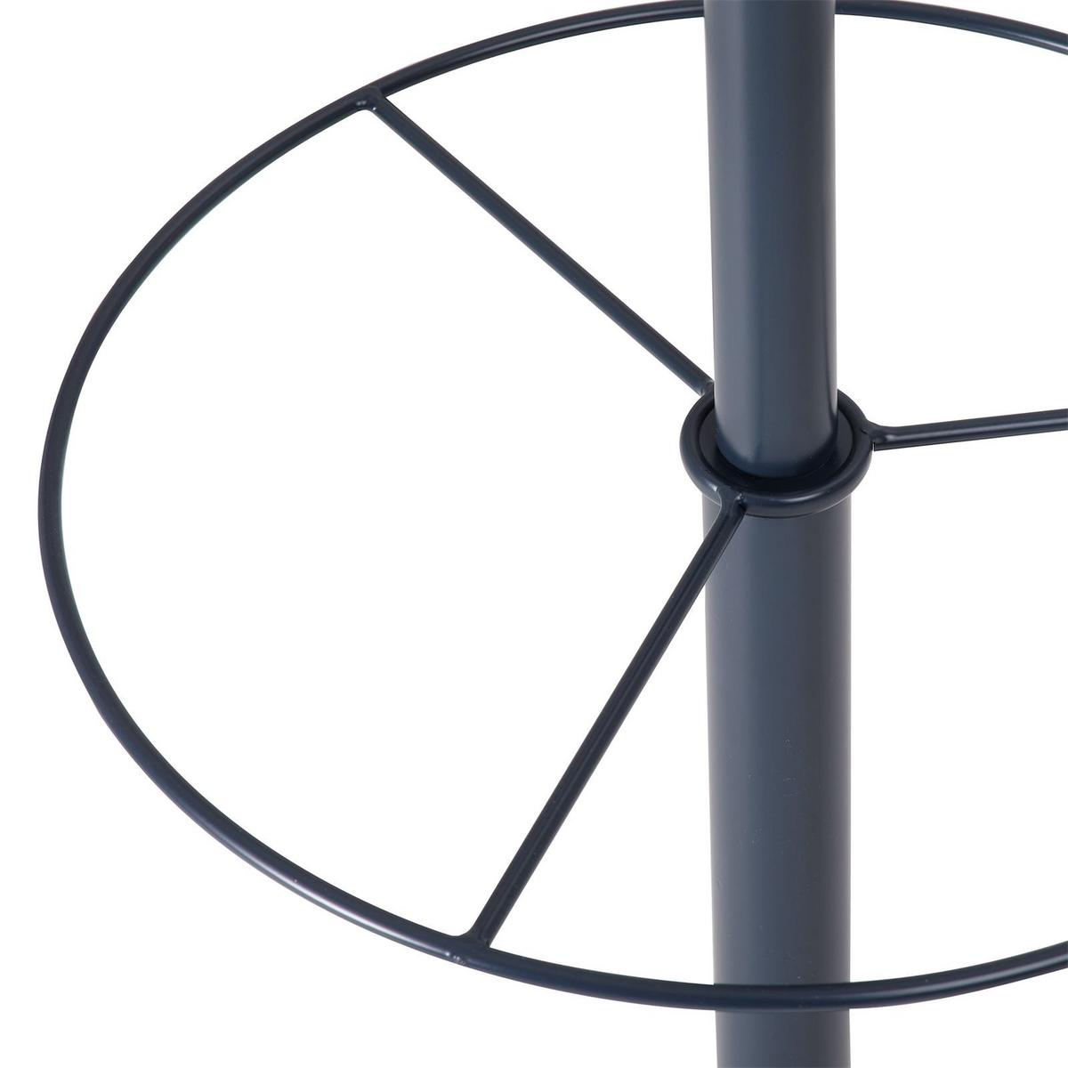 KLEIDERSTÄNDER TRIANA grau - Grau, Metall (30/185/30cm) - IDIMEX